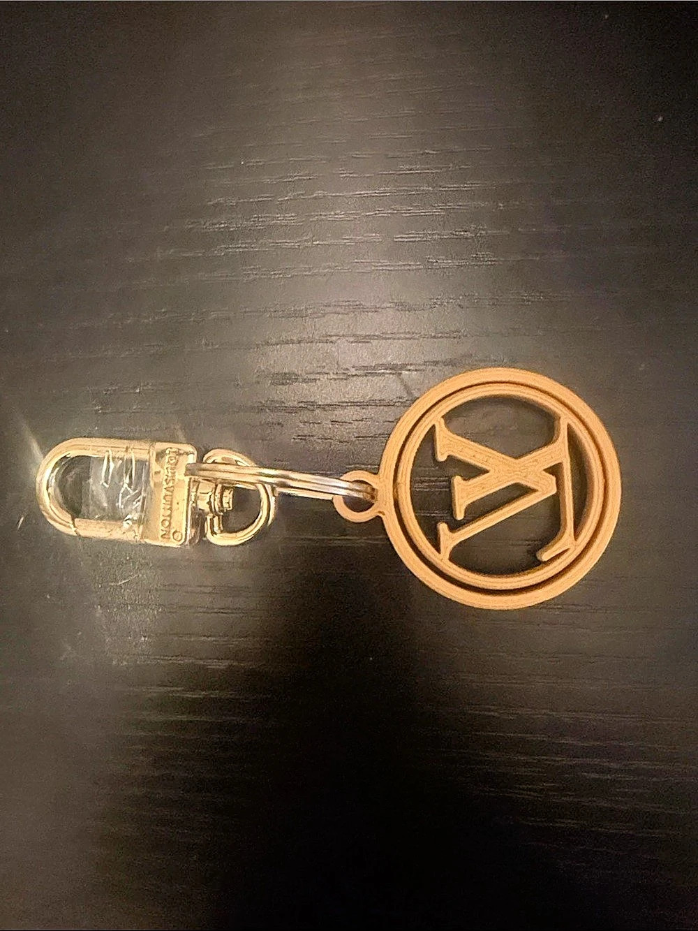 Inspired Keychain in Brown & Black - Spinner